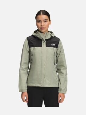 The North Face Women's Sage Green Jacket with Black Yoke